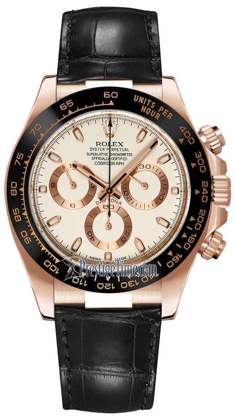 rolex cosmograph daytona everose gold ivory dial